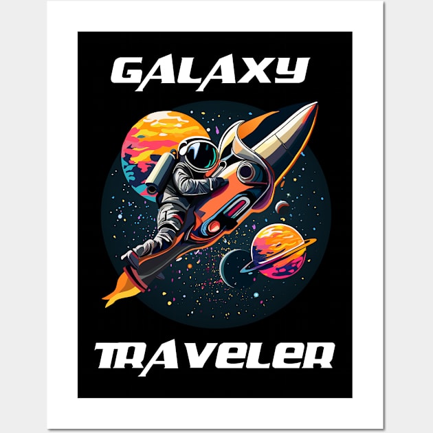 Galaxy Traveler Wall Art by micho2591